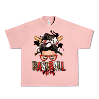 Salmon baseball mom messy bun Urban Heavy Tee - Zillion Design Studio