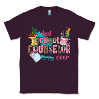 Plum best school counselor ever Classic Tee - AdoDesignShop