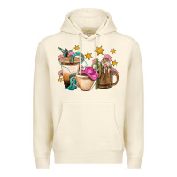 Western Cowgirl Coffee Cup Bbs Premium Hoodie | Teevron