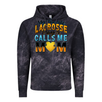 Cloud Black my favorite lacrosse player calls me mom Vintage Hoodie - Zillion Design Studio