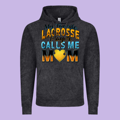 My Favorite Lacrosse Player Calls Me Mom Vintage Hoodie Designed By Zillion Design Studio