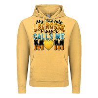 Vintage Mustard my favorite lacrosse player calls me mom Vintage Hoodie - Zillion Design Studio