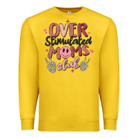 Lemon over stimulated moms club Premium Sweatshirt - MaliasSmallBusiness