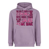 Lavender breast cancer we don't know how strong we are Heavyweight Hoodie - MaliasSmallBusiness