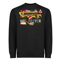 Black best bus driver ever Heavyweight Sweatshirt - texasbilliewilder