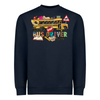 Navy best bus driver ever Heavyweight Sweatshirt - texasbilliewilder