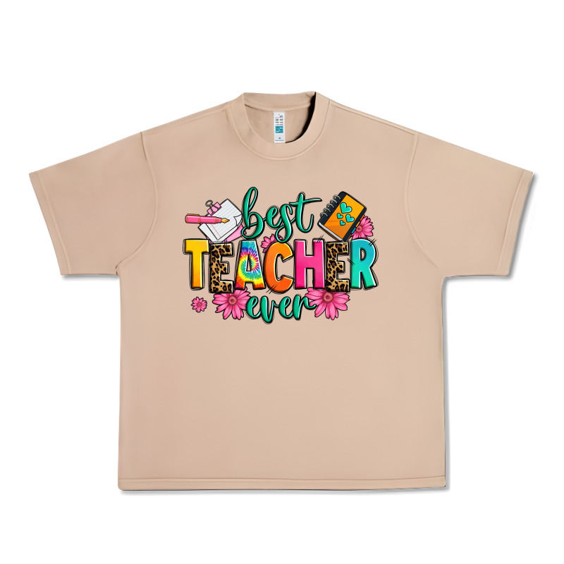 Best Teacher Ever Urban Heavy Tee by Zillion Design Studio | Teevron