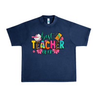 Navy best teacher ever Urban Heavy Tee - Zillion Design Studio