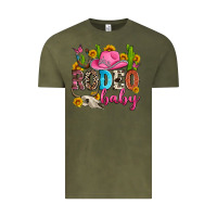 Vintage Olive rodeo baby Vintage Tee - Zillion Design Studio