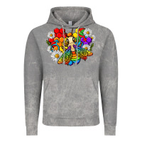 Cloud Rock pride bee with daisy lgbtq Vintage Hoodie - texasbilliewilder