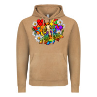 Vintage Camel pride bee with daisy lgbtq Vintage Hoodie - texasbilliewilder