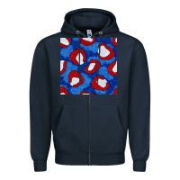 Navy glitter 4th of july seamless pattern 8 Zipper Hoodie - BundleAndBundleShop