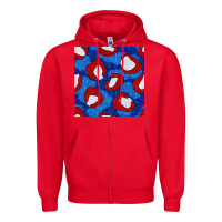 Red glitter 4th of july seamless pattern 8 Zipper Hoodie - BundleAndBundleShop