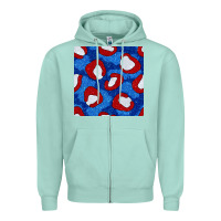 Seafoam glitter 4th of july seamless pattern 8 Zipper Hoodie - BundleAndBundleShop