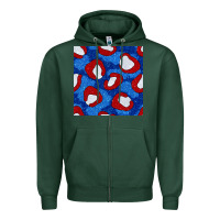 Sports Green glitter 4th of july seamless pattern 8 Zipper Hoodie - BundleAndBundleShop