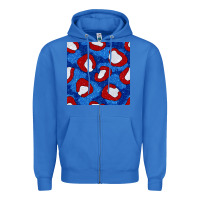 True Royal glitter 4th of july seamless pattern 8 Zipper Hoodie - BundleAndBundleShop