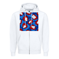 White glitter 4th of july seamless pattern 8 Zipper Hoodie - BundleAndBundleShop