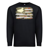 Black duck hunter flag Premium Sweatshirt - MaliasSmallBusiness