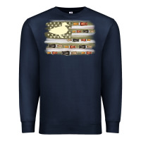 Navy duck hunter flag Premium Sweatshirt - MaliasSmallBusiness