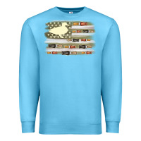 Ocean Blue duck hunter flag Premium Sweatshirt - MaliasSmallBusiness