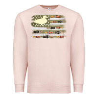 Pale Pink duck hunter flag Premium Sweatshirt - MaliasSmallBusiness