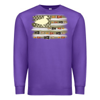 Purple duck hunter flag Premium Sweatshirt - MaliasSmallBusiness