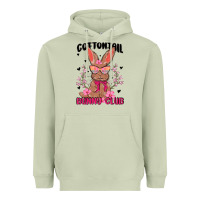 Matcha cottontail bunny club Heavyweight Hoodie - MaliasSmallBusiness
