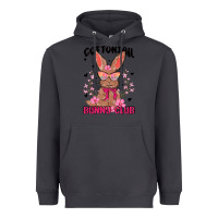 Smoke cottontail bunny club Heavyweight Hoodie - MaliasSmallBusiness