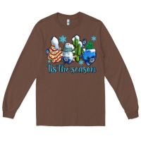 Chestnut tis the season christmas tree  cake winter and snowman Long Sleeve Tee - AdoDesignShop