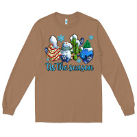 Toasted Coconut tis the season christmas tree  cake winter and snowman Long Sleeve Tee - AdoDesignShop