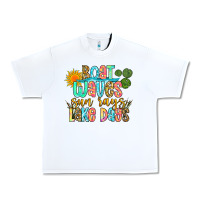White boat waves sun rays lake days Urban Heavy Tee - Zillion Design Studio