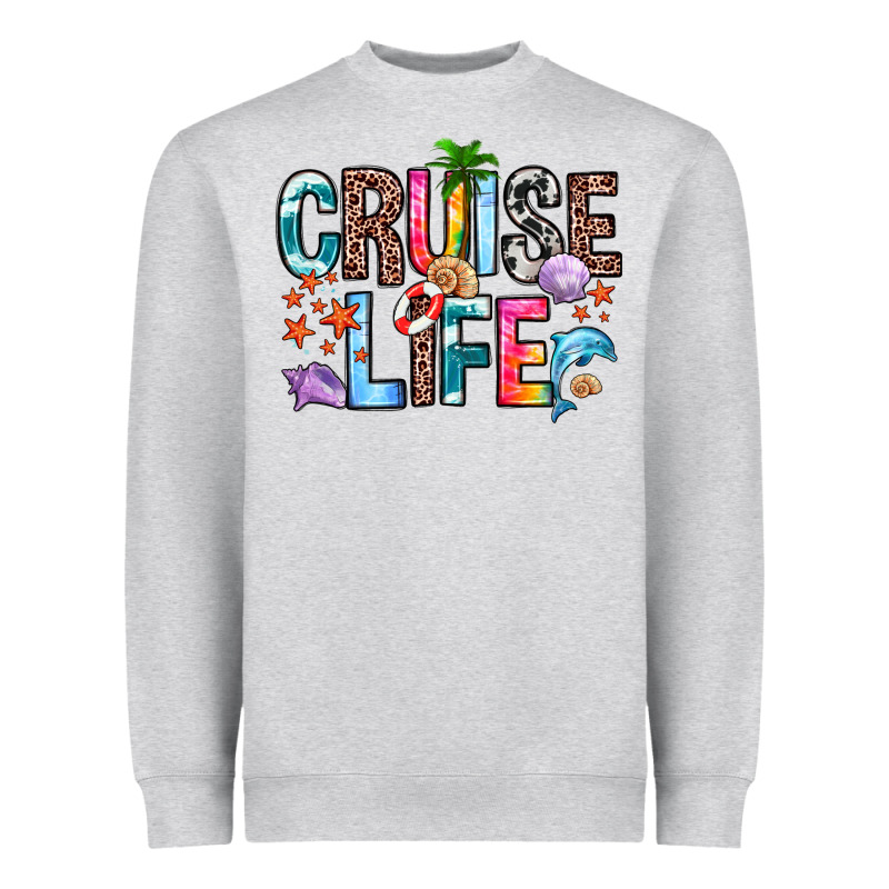 Cruise Life Heavyweight Sweatshirt by Zillion Design Studio | Teevron