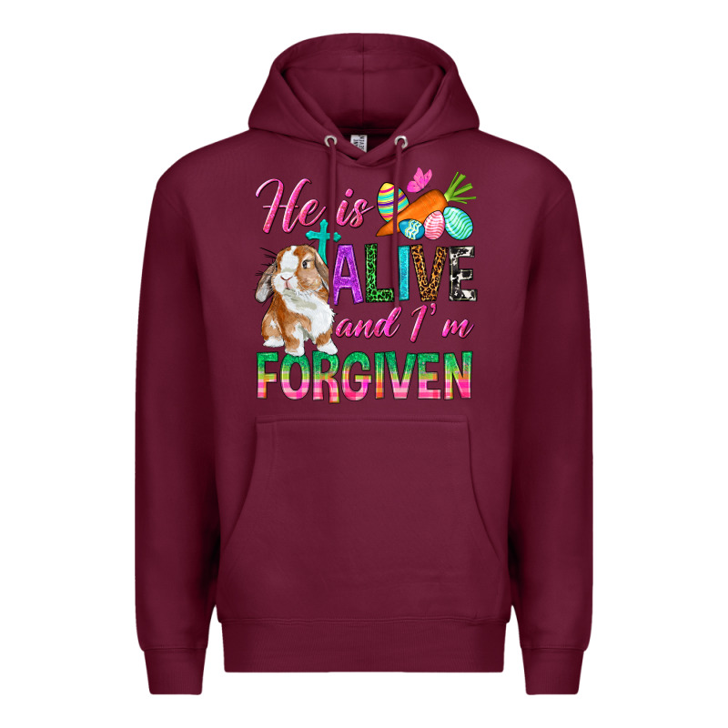He Is Alive And I'm Forgiven Premium Hoodie by BundleAndBundleShop | Teevron