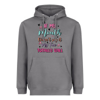Storm if my mouth doesn't say it my face totally will Heavyweight Hoodie - MaliasSmallBusiness