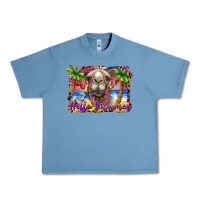 Pebble Blue hello summer camel at the beach Urban Heavy Tee - BarkalooDesign