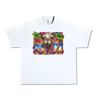 White hello summer camel at the beach Urban Heavy Tee - BarkalooDesign