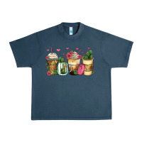 Midnight Navy cactus coffee cups Urban Heavy Tee - Zillion Design Studio