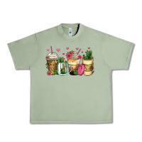 Oil Green cactus coffee cups Urban Heavy Tee - Zillion Design Studio