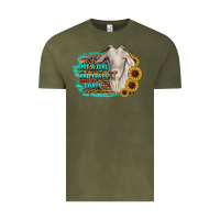 Vintage Olive just a girl who loves goats Vintage Tee - RanaPortraitStore