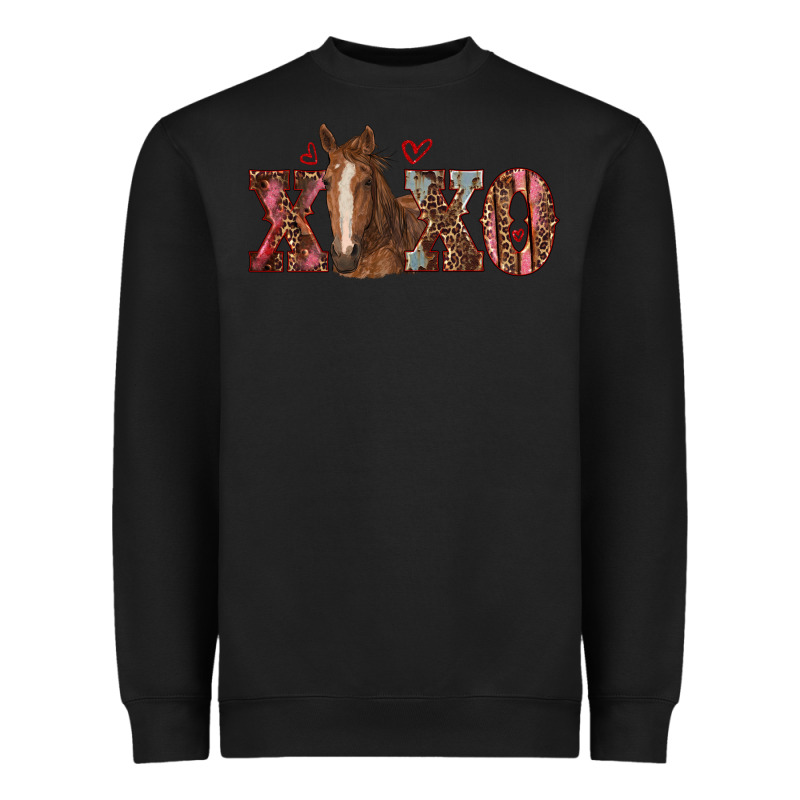 Xoxo Horse Heavyweight Sweatshirt by RanaPortraitStore | Teevron