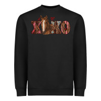 Black xoxo horse Heavyweight Sweatshirt - RanaPortraitStore