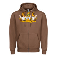 Chestnut western bee gnomes beehive honey sunflowers Zipper Hoodie - Artiststas