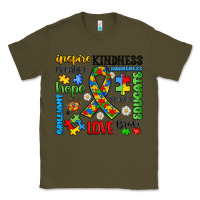 Army Green autism awareness Classic Tee - JahusDesignShop