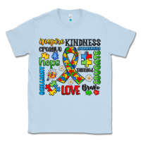 Dusty Blue autism awareness Classic Tee - JahusDesignShop