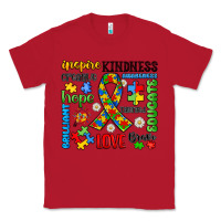 Red autism awareness Classic Tee - JahusDesignShop