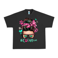 Pigment Black cat mom messy bun Urban Heavy Tee - Zillion Design Studio