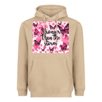 Mushroom stronger than the storm Heavyweight Hoodie - MaliasSmallBusiness