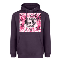 Stronger Than The Storm Heavyweight Hoodie | Teevron