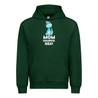 Forest Green Mommy Saurus Rex Mom Mom Gift Dino Urban Hoodie - Bettercallsaul