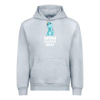 Heather Grey Mommy Saurus Rex Mom Mom Gift Dino Urban Hoodie - Bettercallsaul